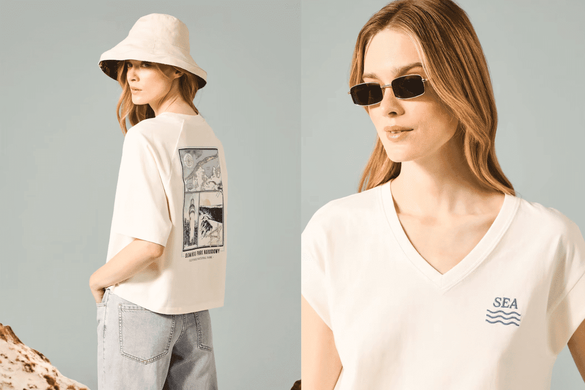 Dámská trička: Módní tričko s potiskem, volný střih, letní styl, trendy kousky pro ženy.