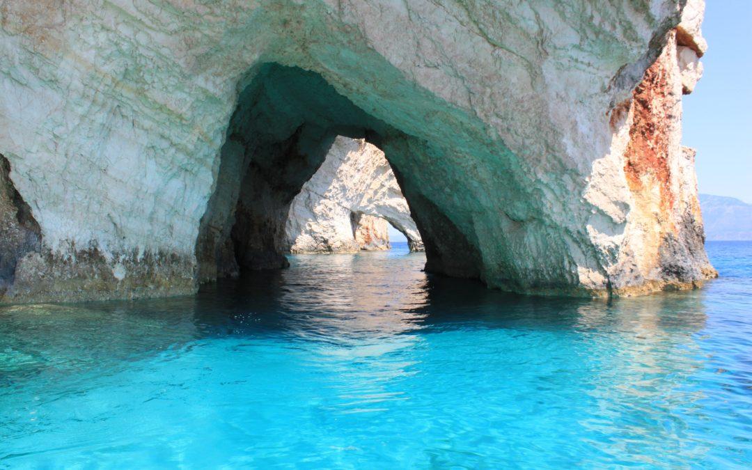 Modré jeskyně Zakynthos