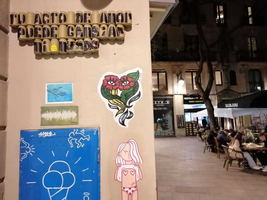 street art v barceloně